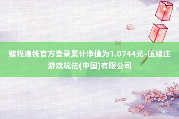 赌钱赚钱官方登录累计净值为1.0744元-压赌注游戏玩法(中国)有限公司