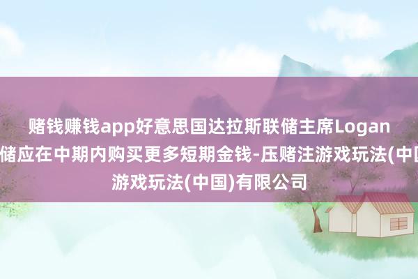 赌钱赚钱app好意思国达拉斯联储主席Logan：好意思联储应在中期内购买更多短期金钱-压赌注游戏玩法(中国)有限公司