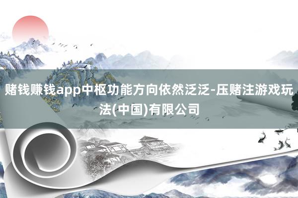 赌钱赚钱app中枢功能方向依然泛泛-压赌注游戏玩法(中国)有限公司