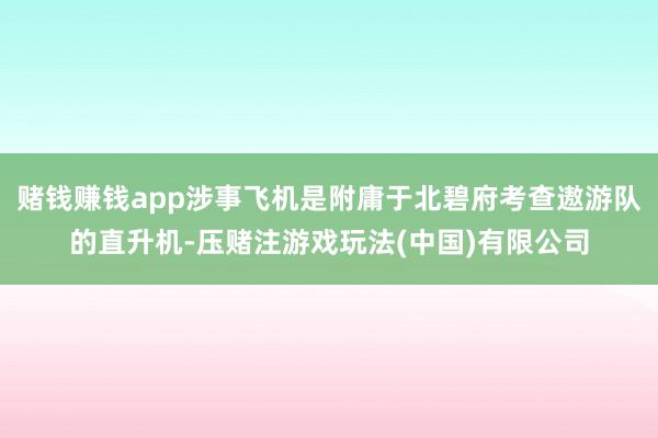 赌钱赚钱app涉事飞机是附庸于北碧府考查遨游队的直升机-压赌注游戏玩法(中国)有限公司
