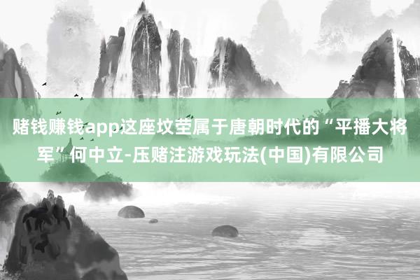 赌钱赚钱app这座坟茔属于唐朝时代的“平播大将军”何中立-压赌注游戏玩法(中国)有限公司